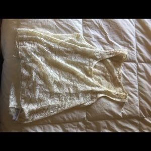 Lace tank top